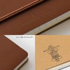 Midori | Cuaderno de Anillas WM Grain B6 Marrón