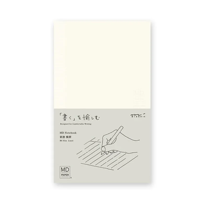 Midori | Cuaderno MD Midori Notebook B6 Slim Rayas