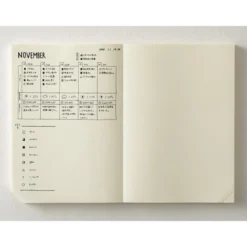Midori | Cuaderno MD Midori Notebook A5 Puntos Codex 1Día 1Página