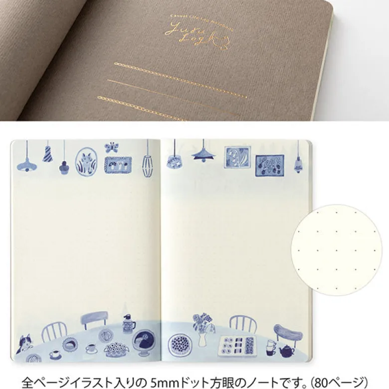 Midori | Cuaderno Yuru Log B6 Blue Nordic