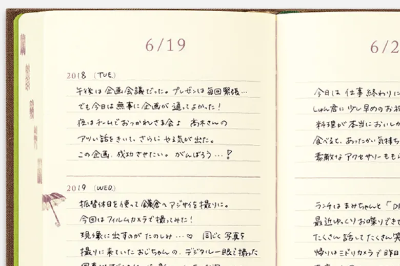 Midori | Diario Midori de 3 Años Brown