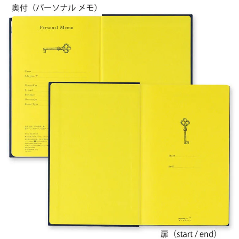 Midori | Diario Midori de 10 Años Gate Navy