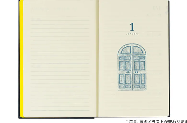 Midori | Diario Midori de 10 Años Gate Navy
