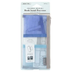 Midori | Estuche Book Band B6 - A5 de Malla Light Blue