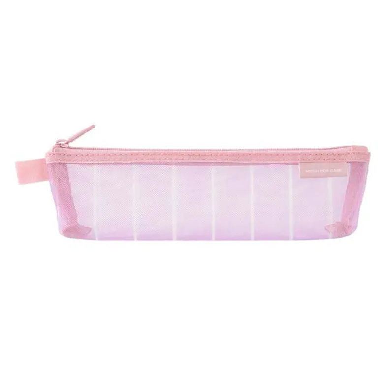 Midori | Estuche de Malla Pen Case Stripe Purple