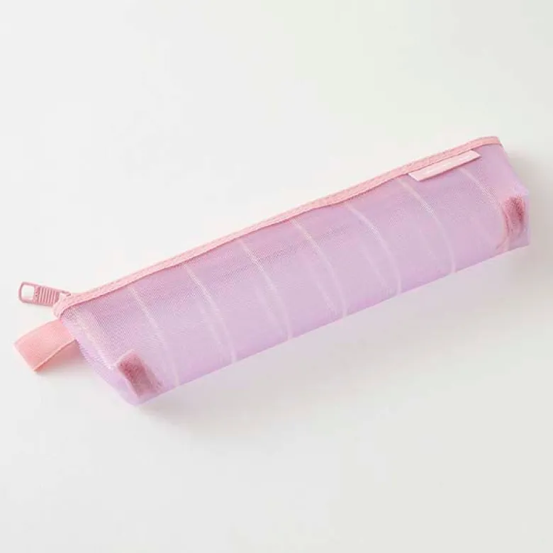 Midori | Estuche de Malla Pen Case Stripe Purple