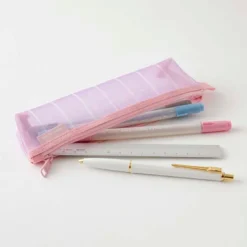 Midori | Estuche de Malla Pen Case Stripe Purple