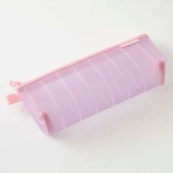 Midori | Estuche de Malla Pen Case with Gusset Stripe Purple