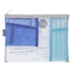 Midori | Estuche de Malla Pen & Tools Azul