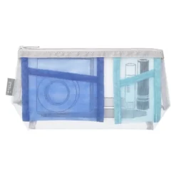 Midori | Estuche Gusset de Malla Pen & Tools Azul