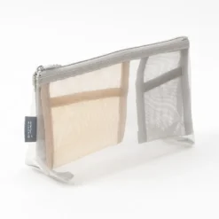Midori | Estuche Gusset de Malla Pen & Tools Beige
