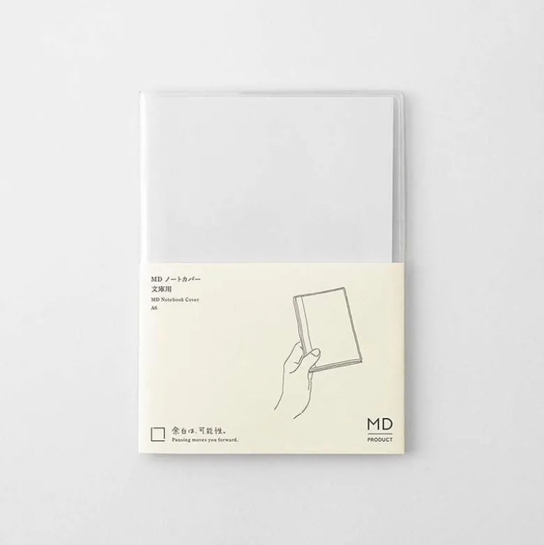 Midori | Funda de Plástico Transparente para Cuadernos MD Midori A6