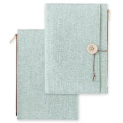 Midori | Funda de Tela para Cuadernos Yuru Log B6 Light Blue