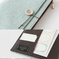Midori | Funda de Tela para Cuadernos Yuru Log B6 Light Blue