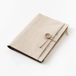 Midori | Funda de Tela para Cuadernos Yuru Log B6 Beige