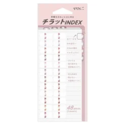 Midori | Marcapáginas Chiratto Number Pink