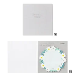 Midori | Notas Adhesivas Die Cutting Wreath White