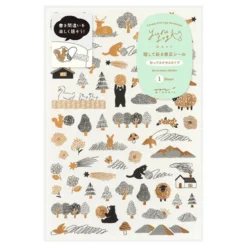 Midori | Pegatinas Yuru Log Camouflage Forest