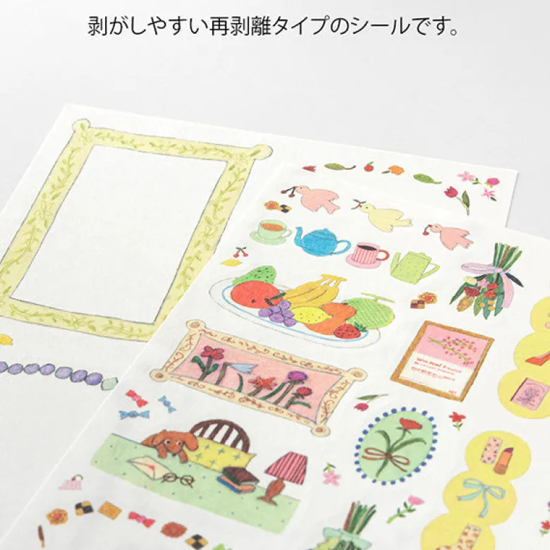 Midori | Pegatinas Yuru Log My Life (2pc)