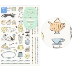 Midori | Pegatinas Yuru Log Sweets & Animals (2pc)