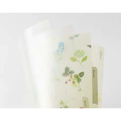 Midori | Portafolios de 3 Compartimentos A4 Flowers C