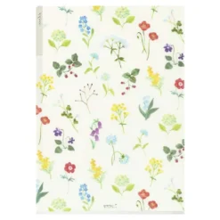 Midori | Portafolios de 3 Compartimentos A4 Flowers C