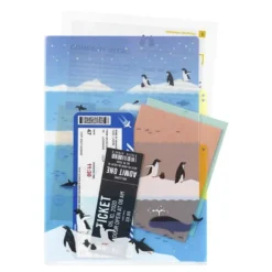 Midori | Portafolios de 3 Compartimentos A4 Sea Creatures