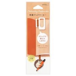 Midori | Punto de Libro Clip Bordado Erizo