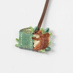 Midori | Punto de Libro Clip Bordado Ardilla