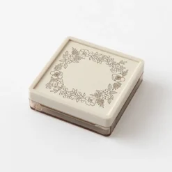 Midori | Sello Entintado Calendario Soft Color Floral Decoration Brown