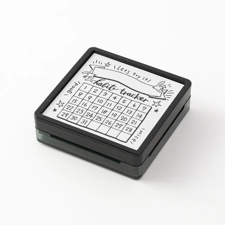Midori | Sello Entintado Habit Tracker