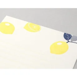 Midori | Set de Cartas Letterpress Lemon
