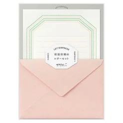 Midori | Set de Cartas Letterpress Pink