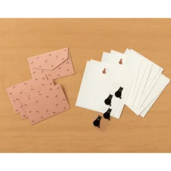 Midori | Set de Cartas Mini con Pegatinas Black Cat
