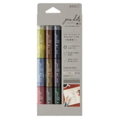 Midori | Set de 3 Rotuladores Multicolor Connecting Pen Join Dots Grayish