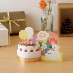 Midori | Tarjeta de Felicitación 3D Birthday Cake