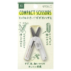 Midori | XS Mini Tijeras Dentadas Compactas Blanco