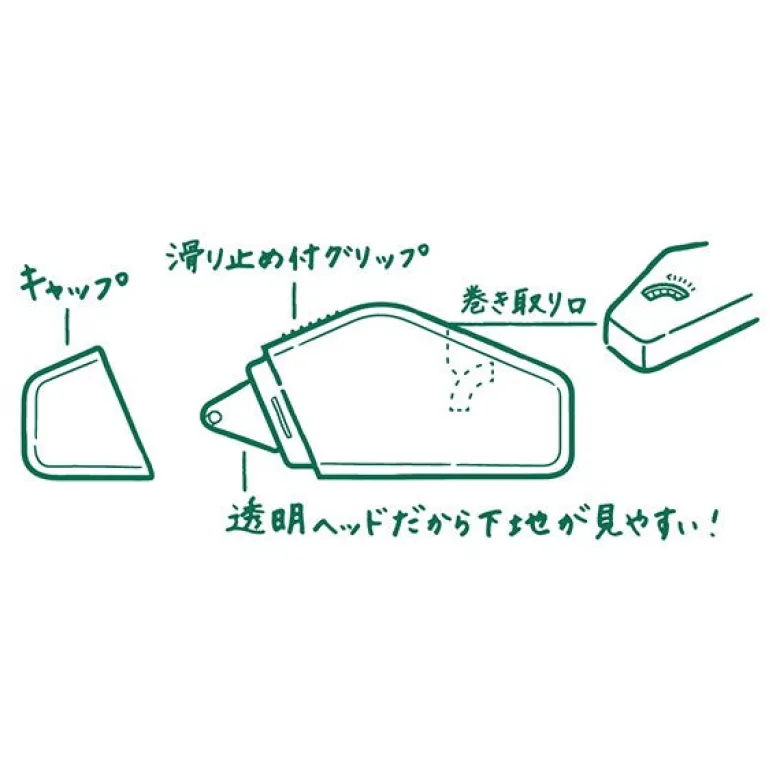 Midori | XS Pegamento en Cinta Blanco