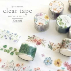 Mind Wave | Lyric Series Flower Bloom Clear PET Tape