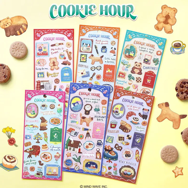 Mind Wave | Pegatinas Cookie Hour Bear Cookie