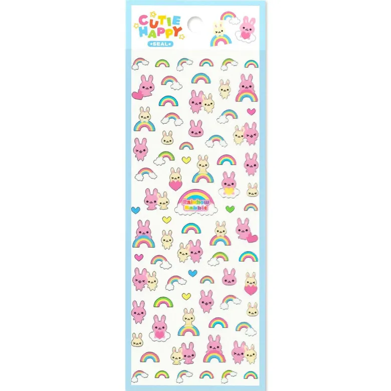Mind Wave | Pegatinas Cutie Happy Rainbow Rabbit