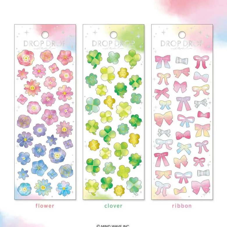 Mind Wave | Pegatinas Drop Drop Flower