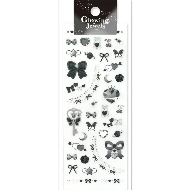 Mind Wave | Pegatinas Glowing Jewels Noir