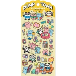 Mind Wave | Pegatinas Pump Town Otaku Trio