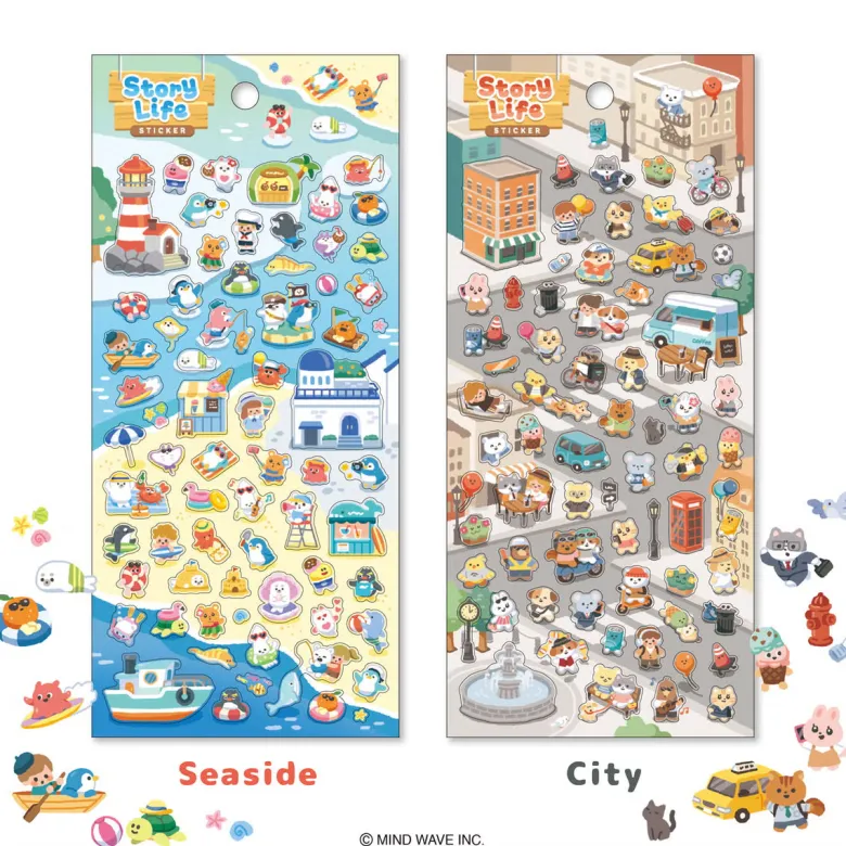 Mind Wave | Pegatinas Story Life Seaside