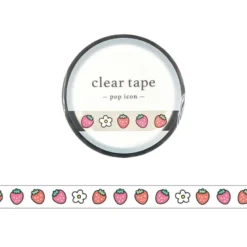 Mind Wave | Pop Icon Strawberry Slim Clear Tape