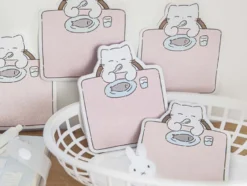 Mo Card | Notas Adhesivas Cat Life Small Theatre Eat Food