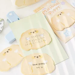 Mo Card | Notas Adhesivas Cute Pet Photo Booth Marshmal Puppy