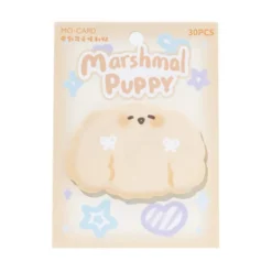 Mo Card | Notas Adhesivas Cute Pet Photo Booth Marshmal Puppy