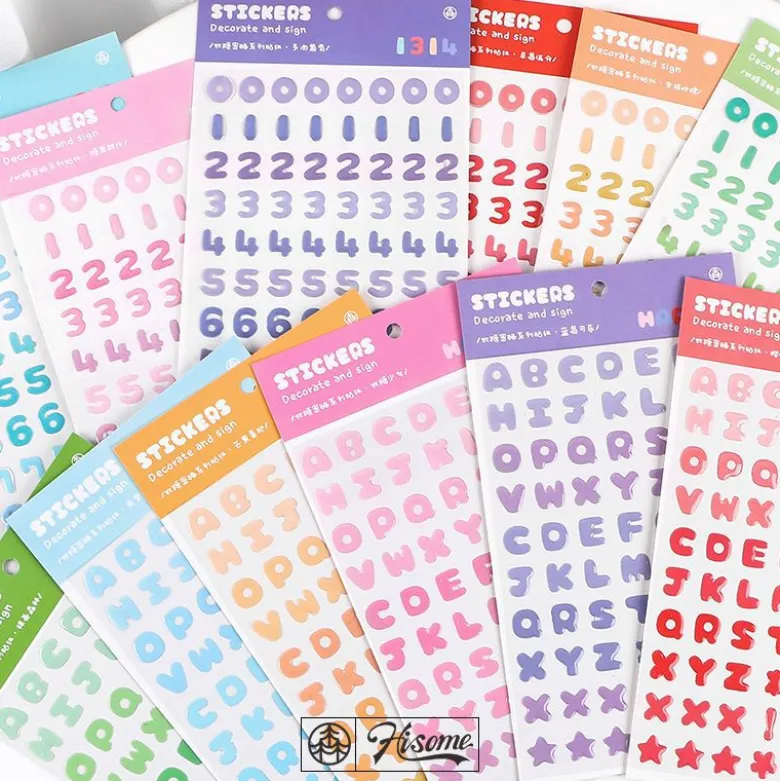 Mo Card | Pegatinas Secret Jelly Numbers Strawberry